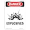Signmission Safety Sign, OSHA Danger, 10" Height, Portrait, D-V-2008 OS-DS-D-710-V-2008 - alternate 1